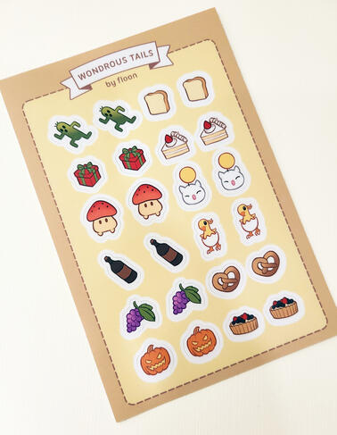 Wondrous Tails Sticker Sheet Wondrous Tails Sticker Sheet