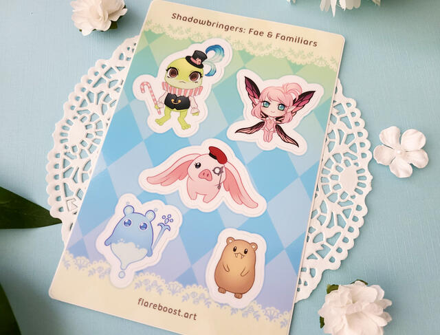 Fae and Familiars Sticker Sheet Fae and Familiars Sticker Sheet